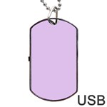 Lilac Morning Dog Tag USB Flash (One Side)