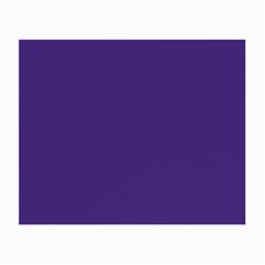 Dark Grape Purple Small Glasses Cloth (2-side) by snowwhitegirl