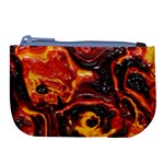 Lava Active Volcano Nature Large Coin Purse