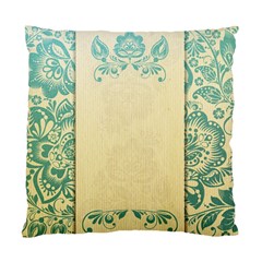 Art Nouveau Green Standard Cushion Case (one Side) by NouveauDesign