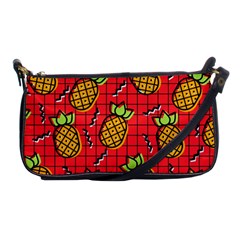 Fruit Pineapple Red Yellow Green Shoulder Clutch Bags