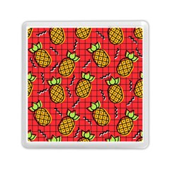 Fruit Pineapple Red Yellow Green Memory Card Reader (square)  by Alisyart