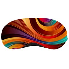 Abstract Colorful Background Wavy Sleeping Masks by Nexatart