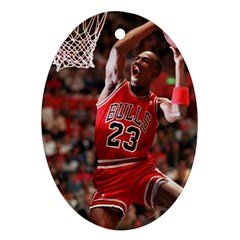 Michael Jordan Ornament (oval) by LABAS