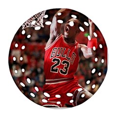 Michael Jordan Round Filigree Ornament (two Sides) by LABAS