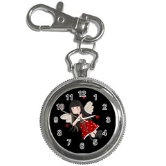 Cupid Girl Key Chain Watches by Valentinaart
