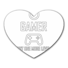 Gamer Heart Mousepads by Valentinaart