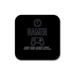 Gamer Rubber Square Coaster (4 Pack)  by Valentinaart