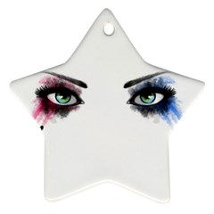 Look Of Madness Star Ornament (two Sides) by jumpercat