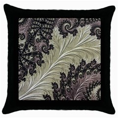 Pattern Decoration Retro Throw Pillow Case (black) by Nexatart