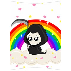 Cute Grim Reaper Back Support Cushion by Valentinaart