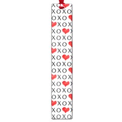 Xoxo Valentines Day Pattern Large Book Marks by Valentinaart