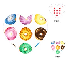 Donuts Playing Cards (heart)  by KuriSweets