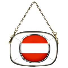 Austria Country Nation Flag Chain Purses (two Sides)  by Nexatart