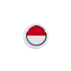 Monaco Or Indonesia Country Nation Nationality 1  Mini Buttons by Nexatart