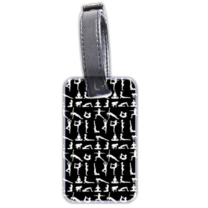 Yoga pattern Luggage Tags (Two Sides)