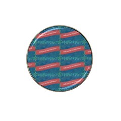 Valentine Day Pattern Hat Clip Ball Marker (4 Pack) by dflcprints