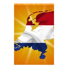 Holland Country Nation Netherlands Flag Shower Curtain 48  X 72  (small)  by Nexatart