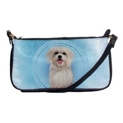 Cute Little Havanese Puppy Shoulder Clutch Bags by FantasyWorld7