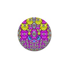 Fantasy Bloom In Spring Time Lively Colors Golf Ball Marker by pepitasart