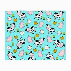 The Farm Pattern Small Glasses Cloth (2-side) by Valentinaart