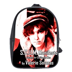 Valerie Solanas School Bag (large) by Valentinaart
