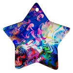 Background Art Abstract Watercolor Ornament (Star)