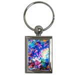 Background Art Abstract Watercolor Key Chains (Rectangle) 