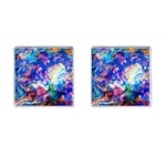 Background Art Abstract Watercolor Cufflinks (Square)