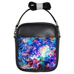 Background Art Abstract Watercolor Girls Sling Bags