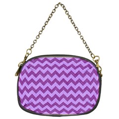 Background Fabric Violet Chain Purses (one Side)  by Nexatart