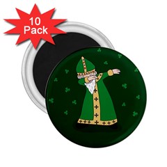  St  Patrick  Dabbing 2 25  Magnets (10 Pack)  by Valentinaart