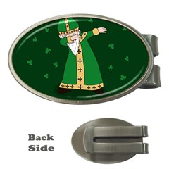  St  Patrick  Dabbing Money Clips (oval)  by Valentinaart