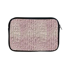Knitted Wool Pink Light Apple Ipad Mini Zipper Cases by snowwhitegirl