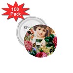 Little Girl Victorian Collage 1.75  Buttons (100 pack) 