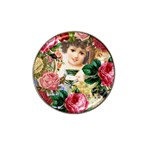 Little Girl Victorian Collage Hat Clip Ball Marker (10 pack)