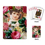 Little Girl Victorian Collage Playing Card