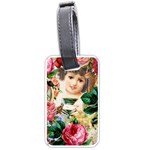 Little Girl Victorian Collage Luggage Tags (One Side) 