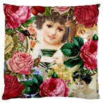 Little Girl Victorian Collage Standard Flano Cushion Case (One Side)