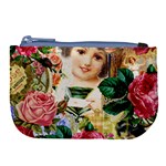Little Girl Victorian Collage Large Coin Purse