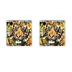 Tiger 1340039 Cufflinks (square) by 1iconexpressions