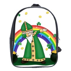  St  Patrick  Dabbing School Bag (xl) by Valentinaart