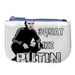 Squat Like Putin Large Coin Purse by Valentinaart