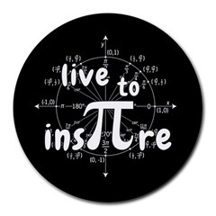 Pi Day Round Mousepads by Valentinaart