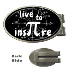 Pi Day Money Clips (oval)  by Valentinaart