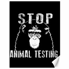 Stop Animal Testing - Chimpanzee  Canvas 36  X 48   by Valentinaart
