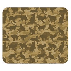 Operation Desert Cat Camouflage Catmouflage Double Sided Flano Blanket (small)  by PodArtist