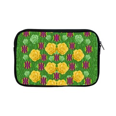 Roses Dancing On  Tulip Fields Forever Apple Ipad Mini Zipper Cases by pepitasart