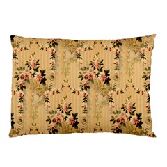 Vintage Floral Pattern Pillow Case (two Sides) by paulaoliveiradesign