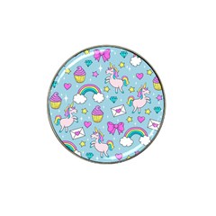 Cute Unicorn Pattern Hat Clip Ball Marker (10 Pack) by Valentinaart